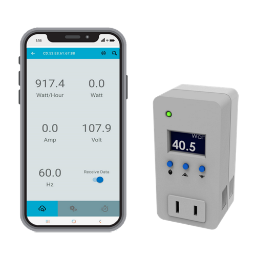 Bluetooth電源メータープラグとアプリ